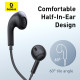 Baseus Type-C Earphone Encok CZ17 Semi-In-Ear Wired