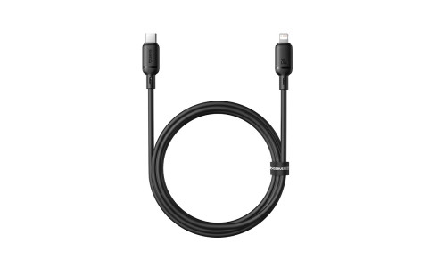 Baseus Silky Series 20W Fast Charging Cable Type-C to Lightning for iPhone – 1m – Black