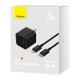 Baseus GaN5 20W Fast Charger for iPhone – Type-C to Lightning (1m) – Black