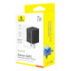 Baseus GaN5 25W Mini Charger for Samsung S24/S23/S21/S20 & iPhone 15 with Type-C Cable