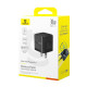 Baseus Charger Set Palm Series 30W Dual Output PD Fast Charger with 60W Type-C Cable