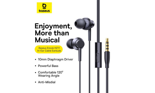Baseus Earphone HZ11 3.5mm Wired Earphone