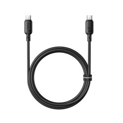 Baseus Silky Series 100W Fast Charging Cable Type-C to Type-C 1m – Cluster Black