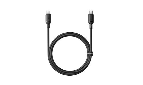 Baseus Silky Series 100W Fast Charging Cable Type-C to Type-C 1m – Cluster Black