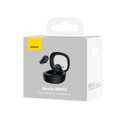 Baseus WM02 Bowie True Wireless Earphones – Black