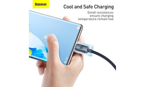 Baseus Crystal Shine Series 100W USB to Type-C Fast Charging Cable – 1.2m / 2m