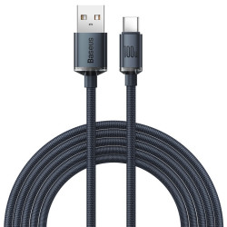 Baseus Crystal Shine Series 100W USB to Type-C Fast Charging Cable – 1.2m / 2m