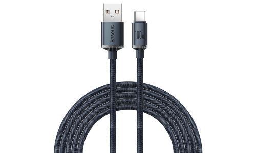 Baseus Crystal Shine Series 100W USB to Type-C Fast Charging Cable – 1.2m / 2m