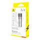 Baseus Dura Series 20W Fast Charging Cable Type-C to Lightning 1m – Red+Black