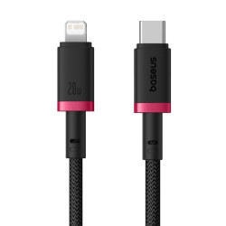 Baseus Dura Series 20W Fast Charging Cable Type-C to Lightning 1m – Red+Black