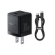 Baseus Charger Set Palm Series 30W Dual Output PD Fast Charger with 60W Type-C Cable