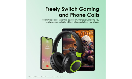 oraimo BoomPop 2 ENC Over-Ear Wireless Headphones – OHP-610