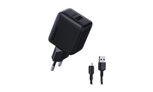 Oraimo Cannon 18S 18W Fast Wall Charger with Cable – Black