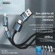 Remax RC-020T Aurora Series Four-in-One Data Cable