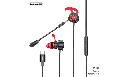 Remax RM-755 Type-C Gaming Headphones with Bass Booster