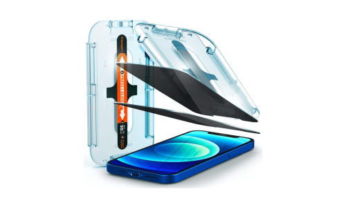 Spigen GLAS.tR EZ Fit Privacy Screen Protector for iPhone 12 Mini Spigen GLAS.tR EZ Fit Privacy Screen Protector for iPhone 12 Mini