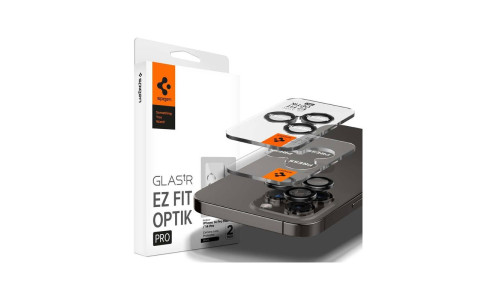 Spigen GlastR EZ Fit Optik Pro Lens Protector for iPhone 16 Pro Max / 15 Pro Max / 15 Pro / 14 Pro Max / 14 Pro (1 Piece)