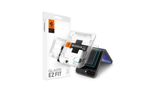 Spigen Glas.tR EZ Fit Screen Protector for Galaxy Z Flip 6/5 (1Pc)