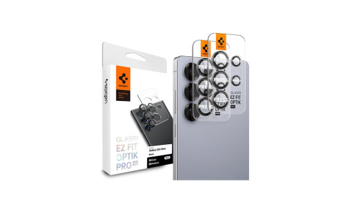 Spigen GlastR EZ Fit Optik Pro HD Camera Lens Protector for Galaxy S25 Ultra (1Pc)