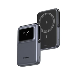 UGREEN PB572 (45327) 20W 10000mAh Magnetic Wireless Power Bank - Grey