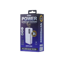 REMAX RPP-506 NOAH SERIES 30000mAh PD20W+ QC22.5W PD+QC Fast Charging Power Bank